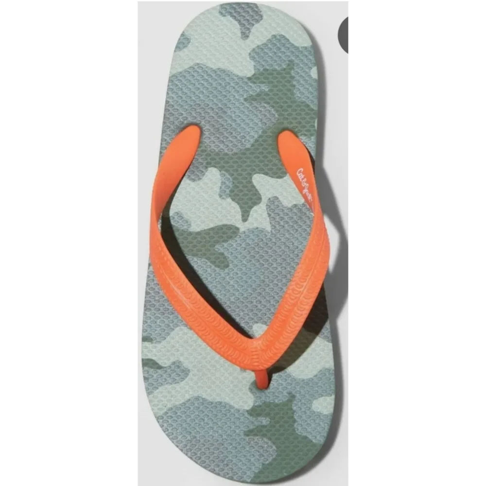 Cat & Jack Youth Sam Slip On Camoflauge Flip Flop